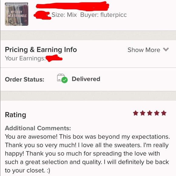 LAST ONE • 5 item mystery sweater bundle • - Picture 2 of 5